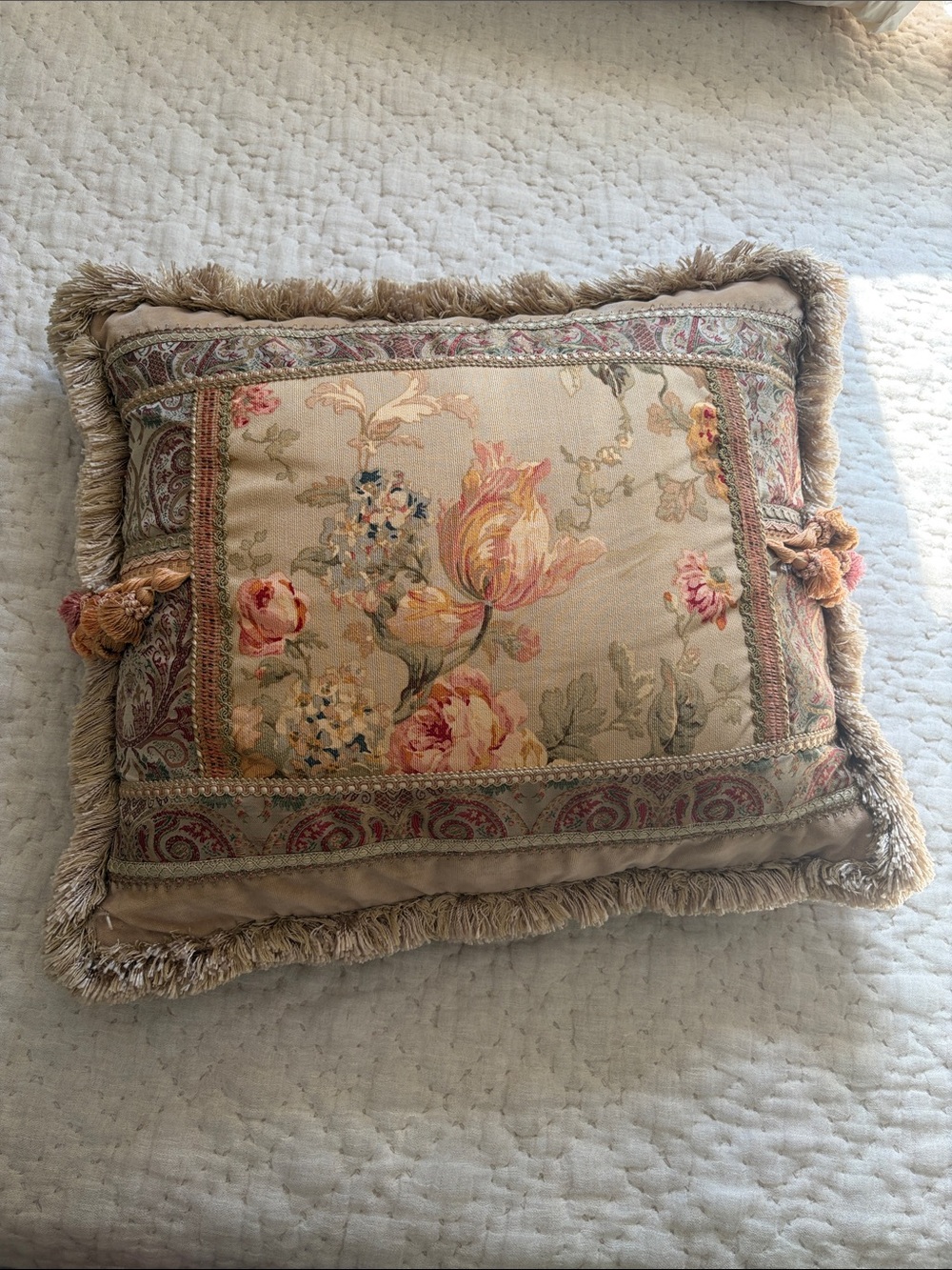 Vintage Floral Pillow
